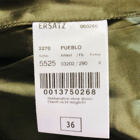 Rosner Women Olive Green Camo Short Fur Jacket - Picture 5 of 8